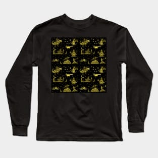 Pirate Skeletons and Dinosaurs Long Sleeve T-Shirt